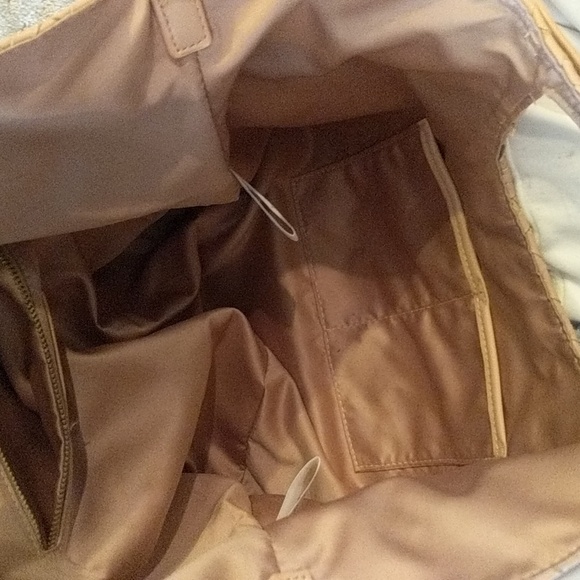 Anthropologie Cara large woven crossbody bag pink - Picture 6 of 8